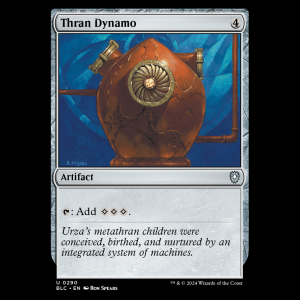 MTG Thran Dynamo Bloomburrow Commander blc#290