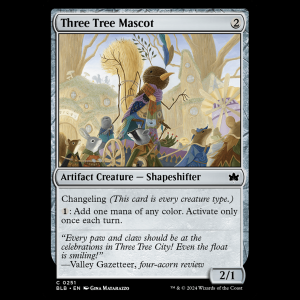 MTG Three Tree Mascot Bloomburrow - FOIL blb#251