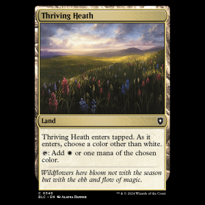 MTG Thriving Heath Bloomburrow Commander blc#348