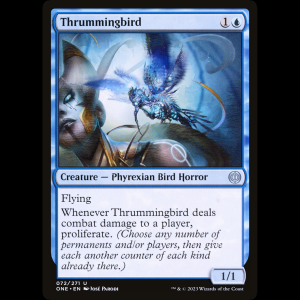 MTG Thrummingbird Phyrexia: All Will Be One one#72