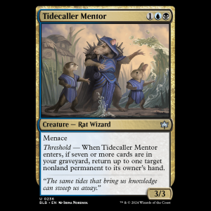 MTG Tidecaller Mentor Bloomburrow blb#236