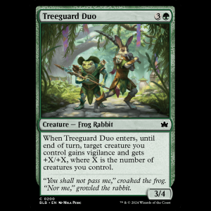 MTG Treeguard Duo Bloomburrow blb#200