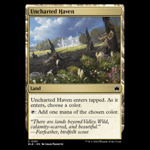 MTG Uncharted Haven Bloomburrow  blb#261