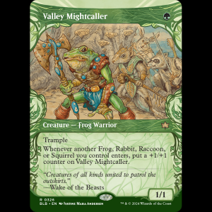 MTG Valley Mightcaller Bloomburrow blb#326