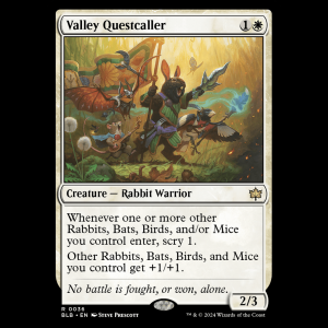 MTG Valley Questcaller Bloomburrow blb#36