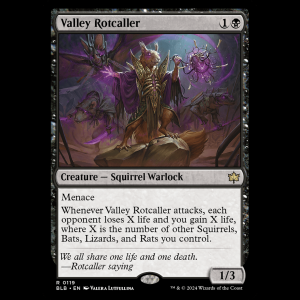 MTG Valley Rotcaller Bloomburrow blb#119