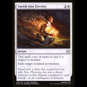 MTG Desvanecerse en la eternidad (Vanish into Eternity) Phyrexia: All Will Be One one#36