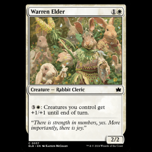 MTG Warren Elder Bloomburrow blb#37