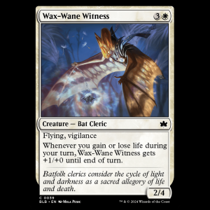 MTG Wax-Wane Witness Bloomburrow - FOIL blb#39