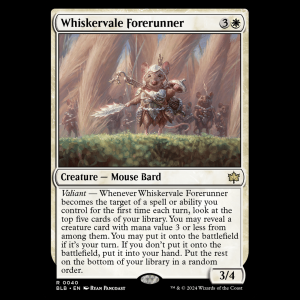 MTG Whiskervale Forerunner Bloomburrow blb#40