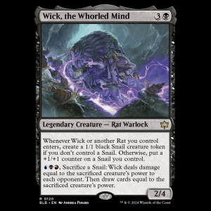 MTG Wick, the Whorled Mind Bloomburrow blb#120