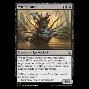 MTG Wick's Patrol Bloomburrow blb#121