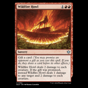 MTG Wildfire Howl Bloomburrow  blb#162