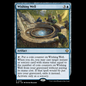 MTG Wishing Well Bloomburrow - FOIL blb#81