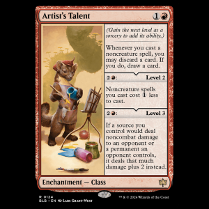 MTG Artist's Talent Bloomburrow blb#124