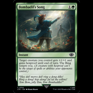 MTG Bombadil's Song The Lord of the Rings: Tales of Middle-earth ltr#154