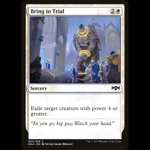 MTG Llevar a juicio (Bring to Trial) Ravnica Allegiance rna#5