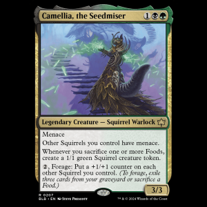 MTG Camellia, the Seedmiser Bloomburrow blb#207