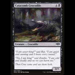 MTG Cocodrilo de la catacumba (Catacomb Crocodile) Ravnica Allegiance rna#67