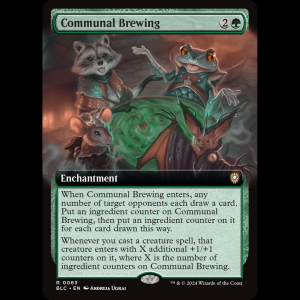 MTG Communal Brewing Bloomburrow Commander blc#63