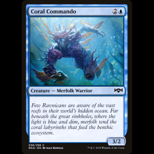 MTG Comando de coral (Coral Commando) Ravnica Allegiance rna#36