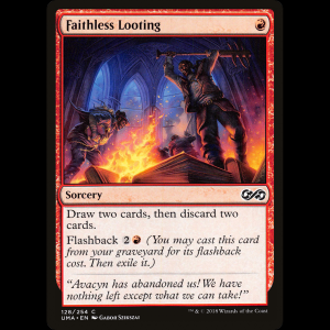 MTG Faithless Looting Ultimate Masters - FOIL uma#128