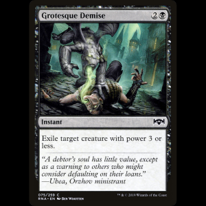 MTG Deceso grotesco (Grotesque Demise) Ravnica Allegiance rna#75