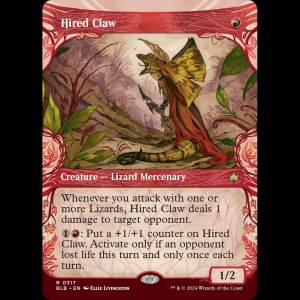 MTG Hired Claw Bloomburrow blb#317