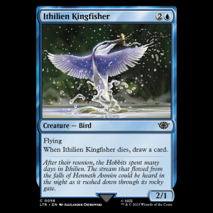 MTG Ithilien Kingfisher The Lord of the Rings: Tales of Middle-earth - FOIL ltr#58