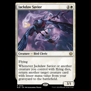 MTG Jackdaw Savior Bloomburrow blb#18