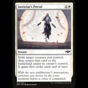 MTG Portal de los justiciares (Justiciar's Portal) Ravnica Allegiance rna#13