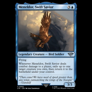 MTG Meneldor, Swift Savior The Lord of the Rings: Tales of Middle-earth ltr#62