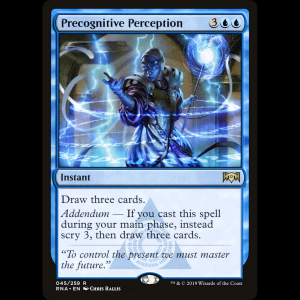 MTG Precognitive Perception Ravnica Allegiance rna#45