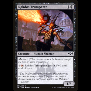 MTG Trompetista rakdos (Rakdos Trumpeter) Ravnica Allegiance rna#84