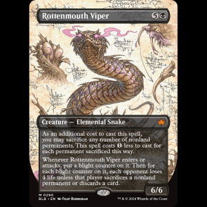 MTG Rottenmouth Viper Bloomburrow blb#290