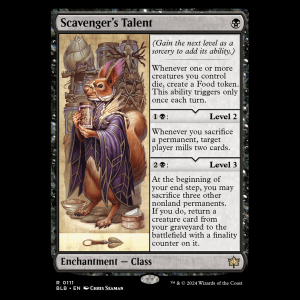 MTG Scavenger's Talent Bloomburrow blb#111