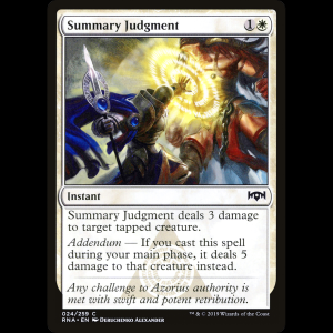 MTG Juicio sumario (Summary Judgment) Ravnica Allegiance rna#24