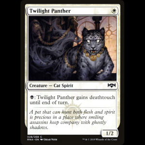 MTG Pantera del ocaso (Twilight Panther) Ravnica Allegiance rna#28