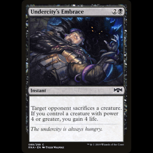 MTG Abrazo de la Subciudad (Undercity's Embrace) Ravnica Allegiance rna#89