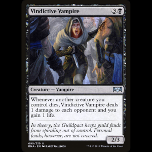 MTG Vampira vengativa (Vindictive Vampire) Ravnica Allegiance rna#90