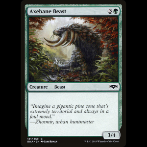 MTG Bestia de Rompehachas (Axebane Beast) Ravnica Allegiance rna#121