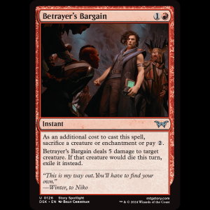 MTG Betrayer's Bargain Duskmourn: House of Horror dsk#126