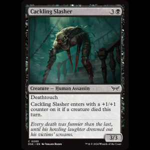 MTG Cackling Slasher Duskmourn: House of Horror dsk#85