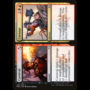 MTG Carnival // Carnage Ravnica Allegiance rna#222