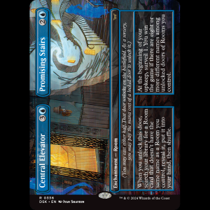 MTG Central Elevator // Promising Stairs Duskmourn: House of Horror dsk#336