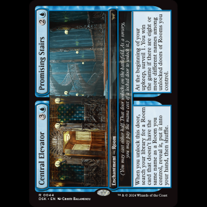 MTG Central Elevator // Promising Stairs Duskmourn: House of Horror dsk#44