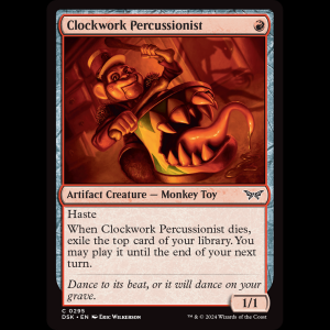 MTG Clockwork Percussionist Duskmourn: House of Horror dsk#295