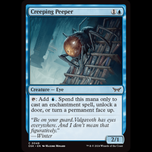 MTG Creeping Peeper Duskmourn: House of Horror dsk#46