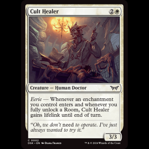 MTG Cult Healer Duskmourn: House of Horror dsk#2