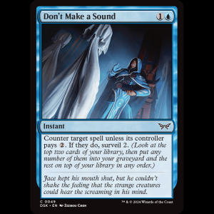 MTG Don't Make a Sound Duskmourn: House of Horror dsk#49